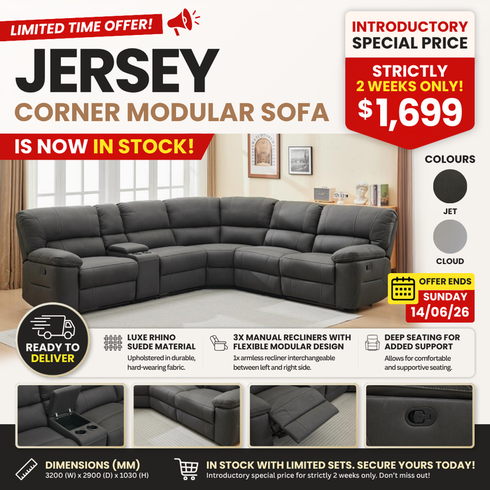 Jersey Corner Modular Sofa
