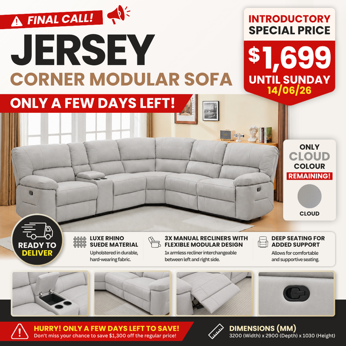 Jersey Corner Modular Sofa