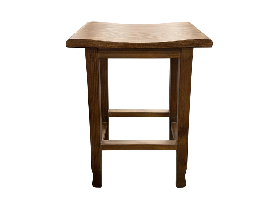 Kurt Bar Stool with Curved Timber Seat