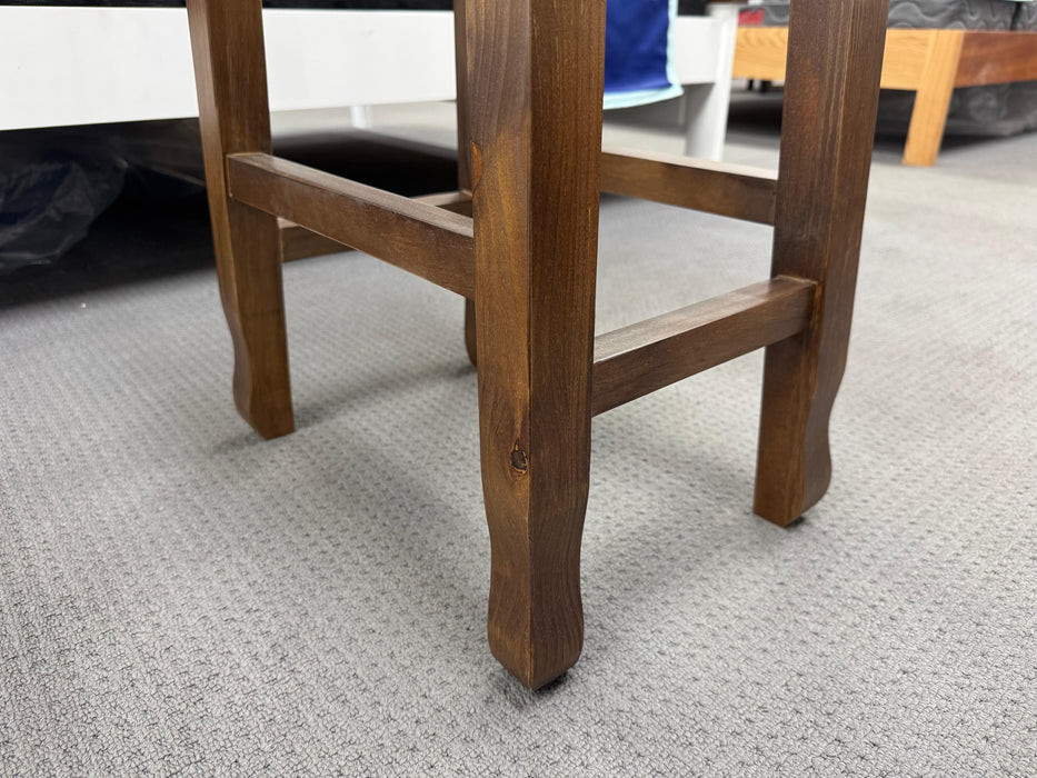 Kurt Bar Stool with Curved Timber Seat