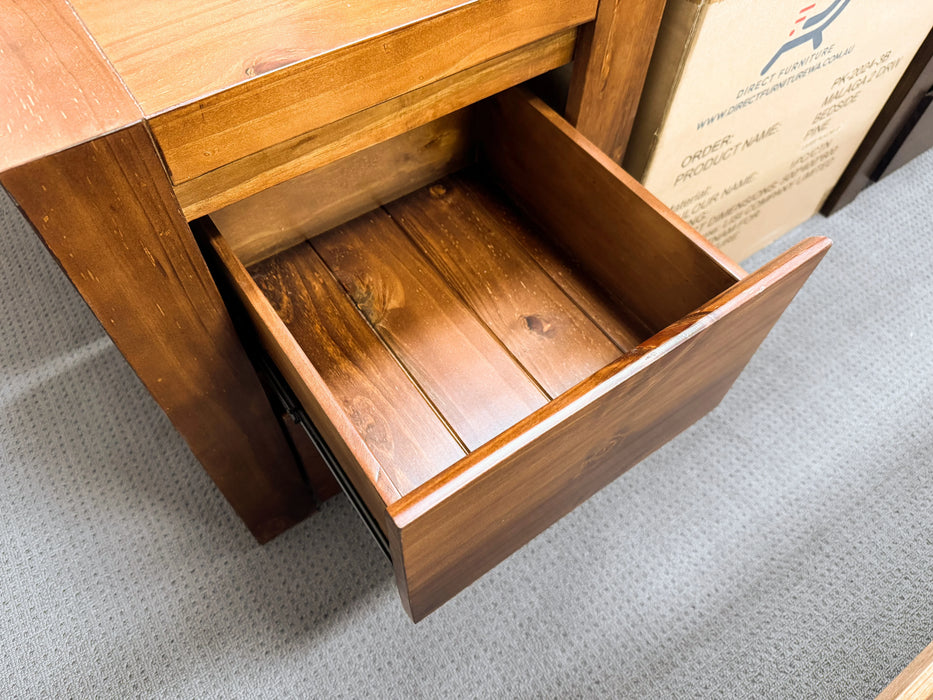 Malaga 2 Drw Bedside Table