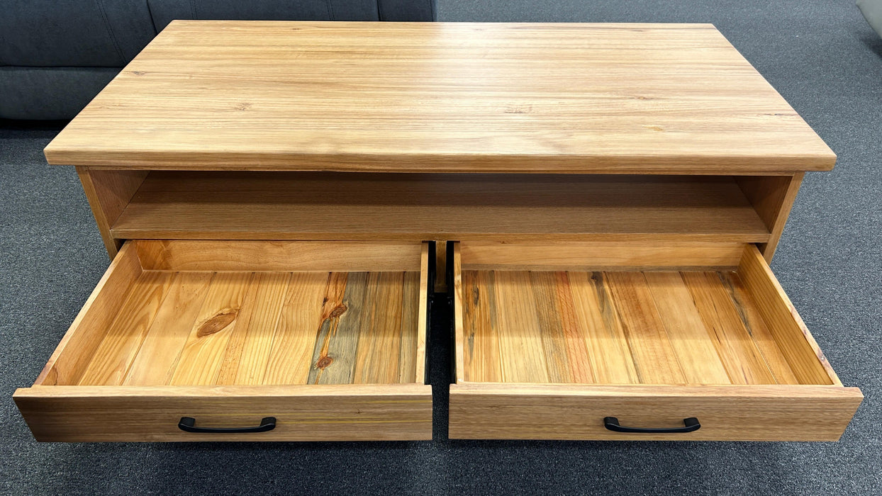 Vic Ash Lynton 2 Drw Coffee Table