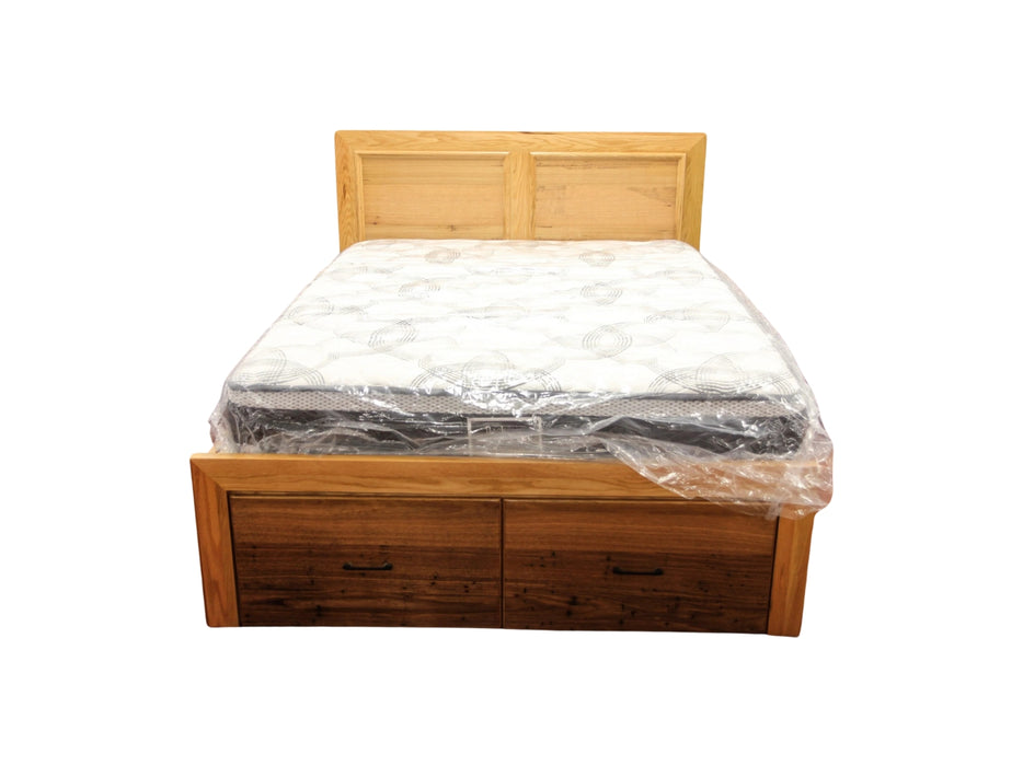 Lynwood Chestnut Queen Bed With Underbed Storage