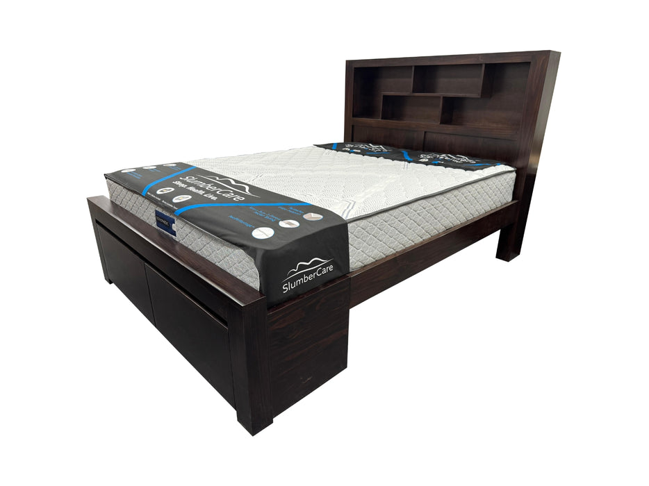 Malaga King Bed with 2 Storage Bedend Drawers
