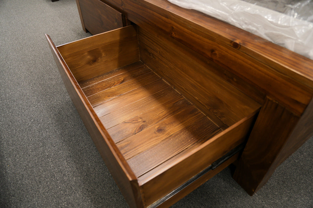 Malaga King Bed With 2 Storage Drawers