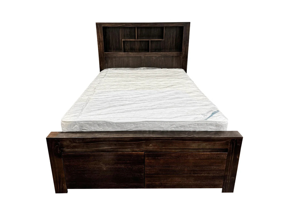 Malaga Double Bed with 2 Bedend Drawers