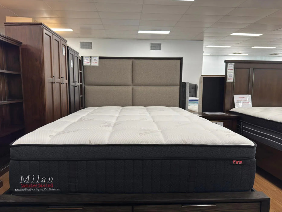 SlumberSpring Milan 7 Zone Mattress with Cool Gel Memory Foam + Latex (Soft/Medium/Firm)
