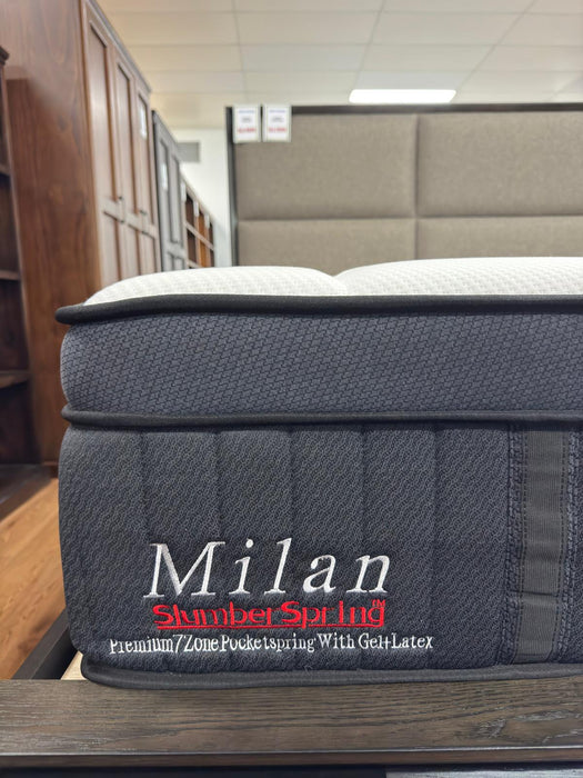 SlumberSpring Milan 7 Zone Mattress with Cool Gel Memory Foam + Latex (Soft/Medium/Firm)