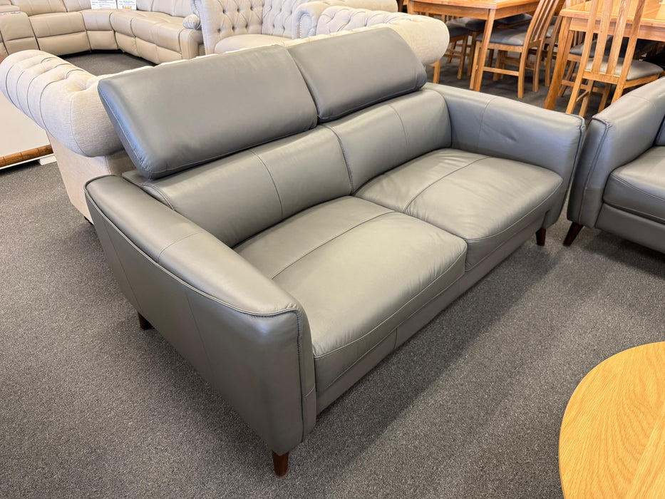Modina Leather Sofa Set with Chaise