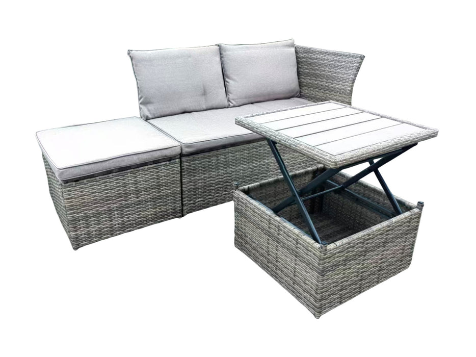 ⁠Mosman 3 Pcs Set with Ottoman