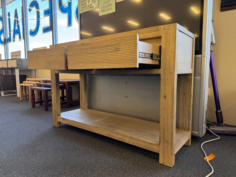 Nellie 2 Drw Hall Table with Shelf