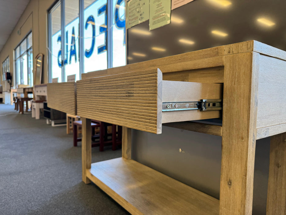 Nellie 2 Drw Hall Table with Shelf