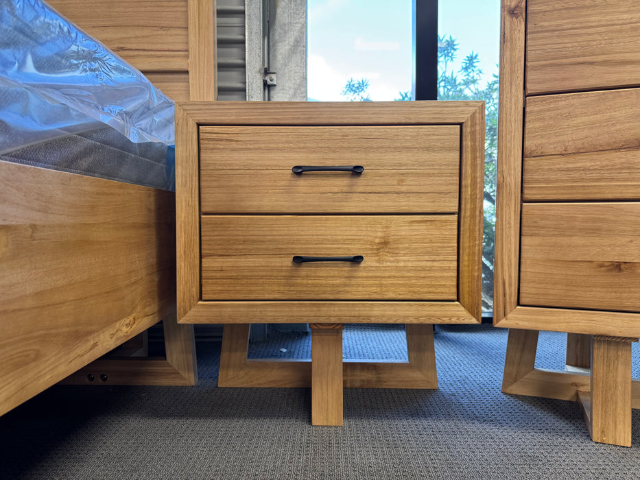 Nico 2 Drw Bedside Table