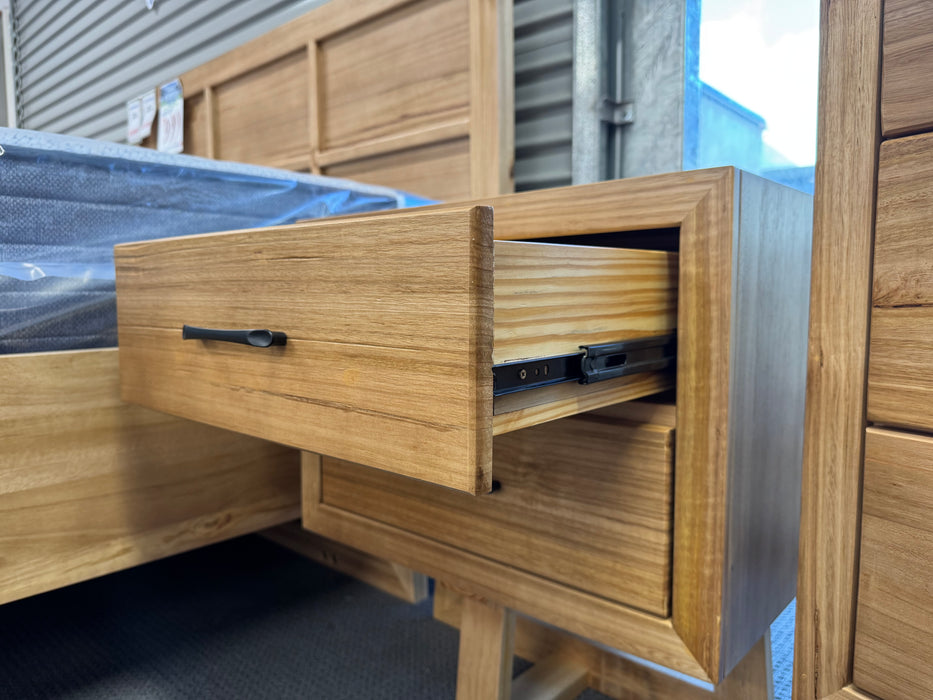 Nico 2 Drw Bedside Table