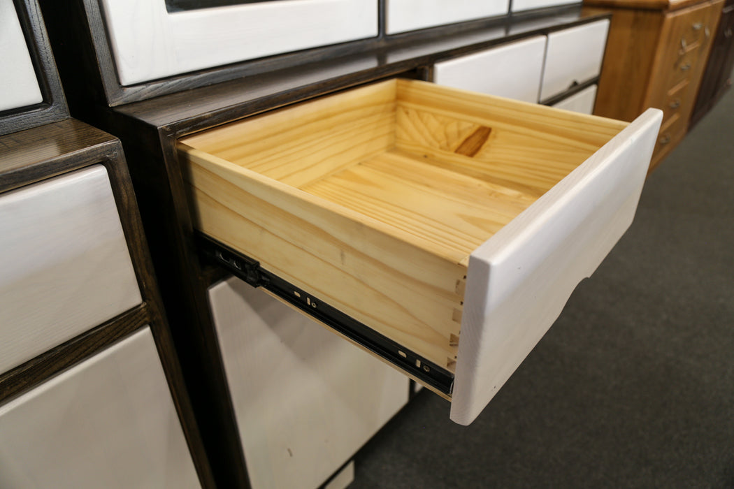 Parkland Ash 3Dr/3Drw Dresser (Top+Bottom)