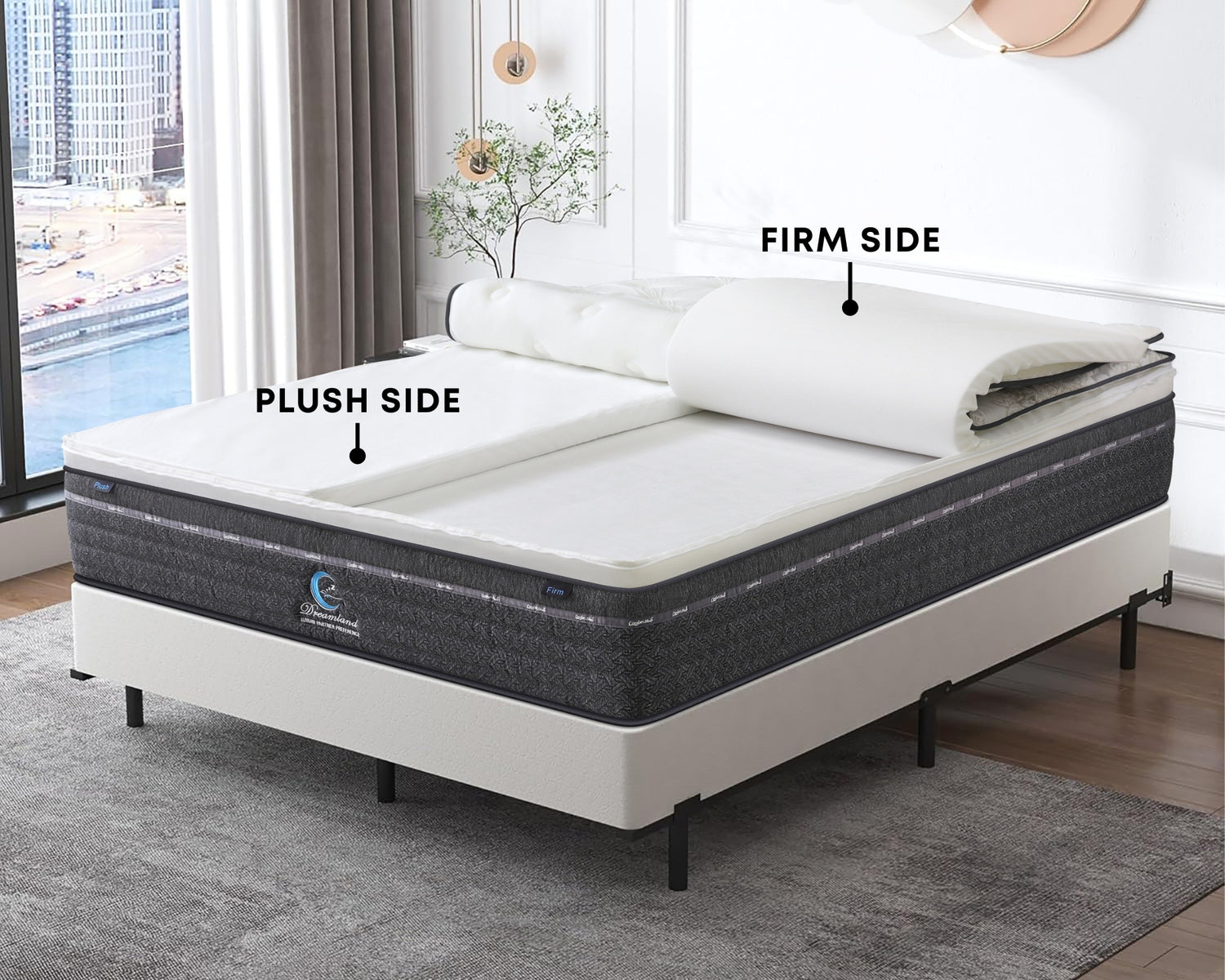 Two Comfort Levels in One Mattress