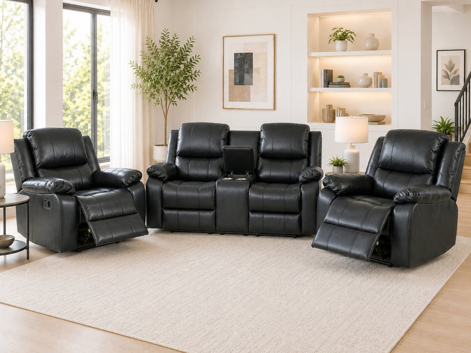Patrick 2RR+1R+1R Manual Recliner Sofa