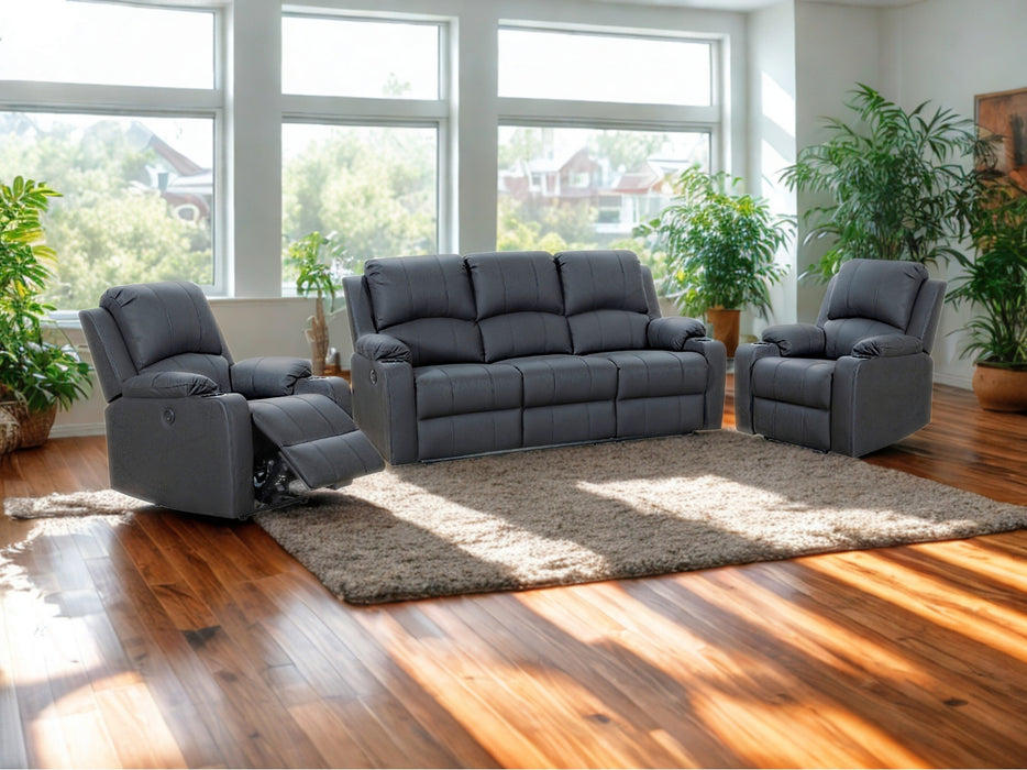 Prado Electric Recliner Sofa (Rhino Suede)
