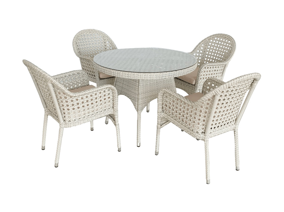 Shirley 5 Pcs Dining Set
