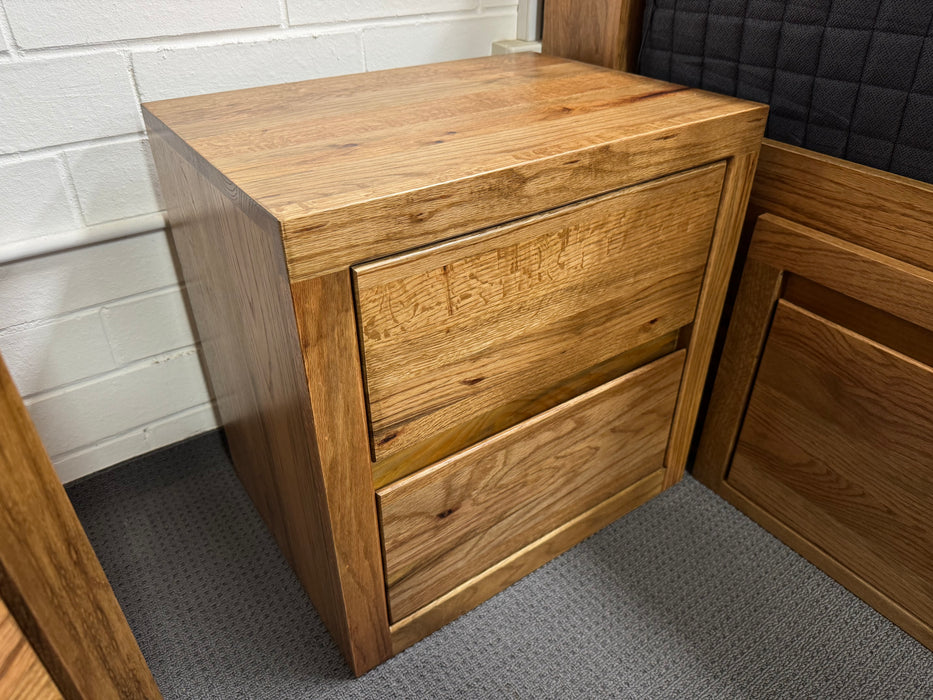 Sorrento 2 Drw Bedside Table