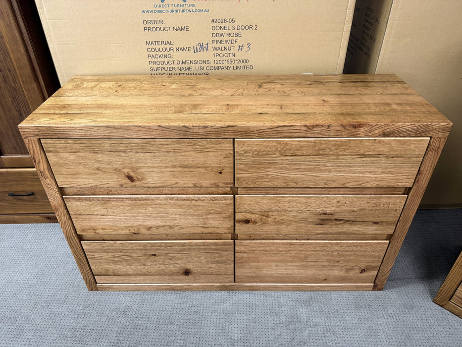 Sorrento 6 Drw Low Chest