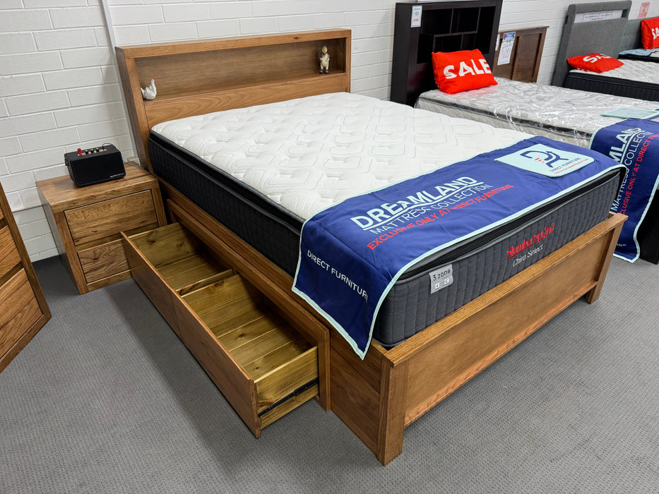 Sorrento Queen Bed with 4 Drawers