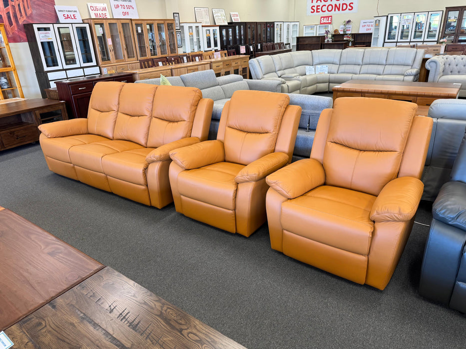 Sussan Electric Leather Recliner Sofa