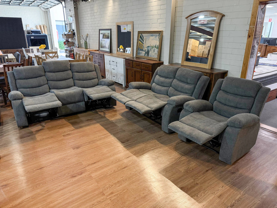 Sylas 3RR+2RR+1R Manual Recliner Sofa