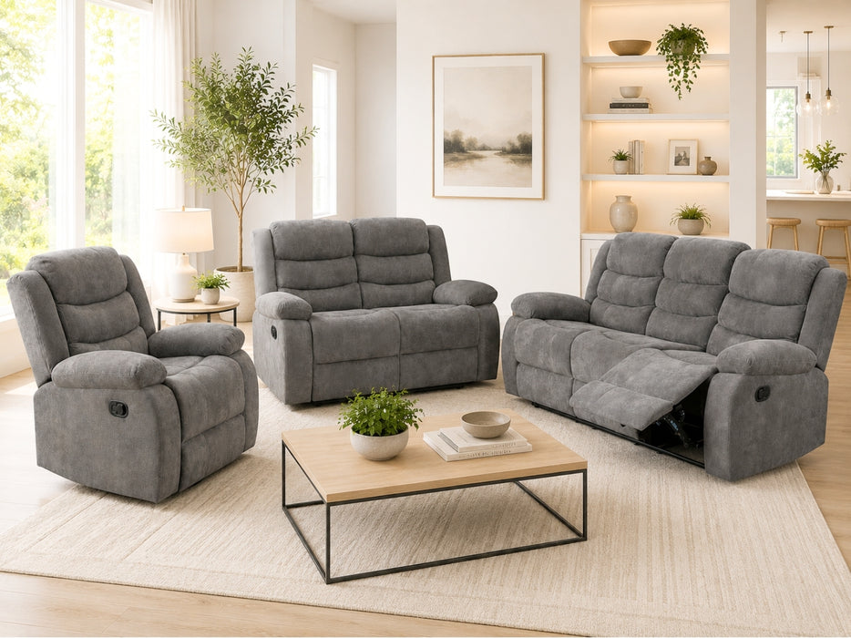 Sylas 3RR+2RR+1R Manual Recliner Sofa