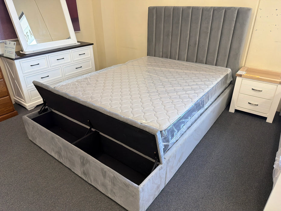 Vibe Fabric Bed with Storage Blanket Box