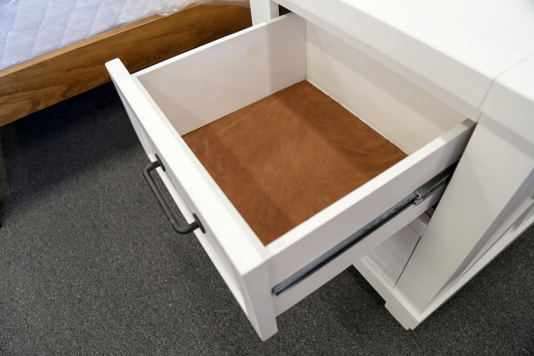 Woodcross 2 Drw Bedside Table