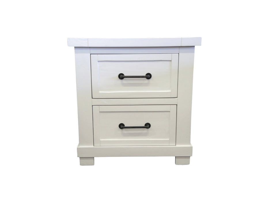Woodcross 2 Drw Bedside Table