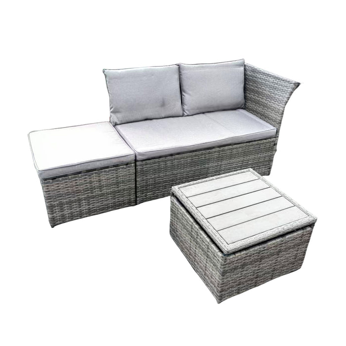 ⁠Mosman 3 Pcs Set with Ottoman