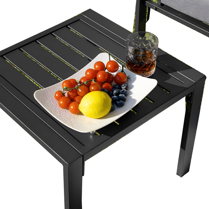 Clarkson 5 Pcs Steel Rattan Set