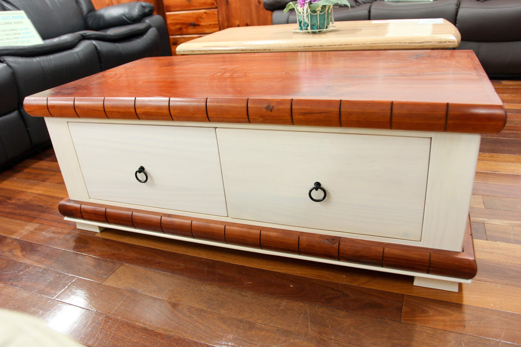 Anne 2 Drawer Coffee Table - Direct Furniture Warehouse