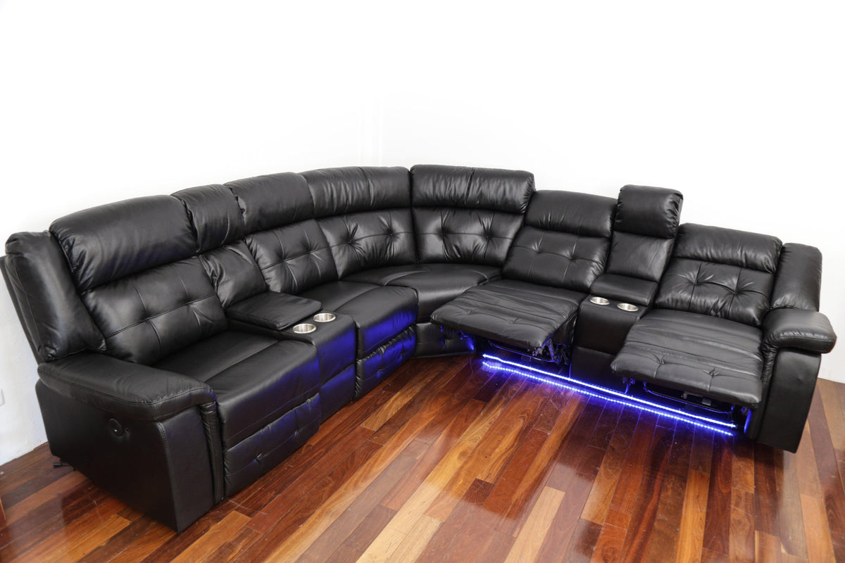 Arizona Electric 5 Seater Corner Modular Direct Furniture Warehouse