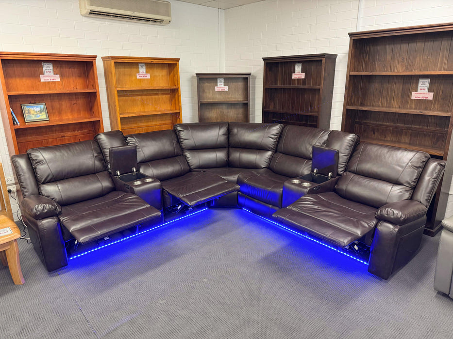 Arlo Electric Corner Modular Sofa - Direct Furniture Warehouse