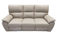 Charlotte Leather Manual Recliner Sofa - Direct Furniture Warehouse