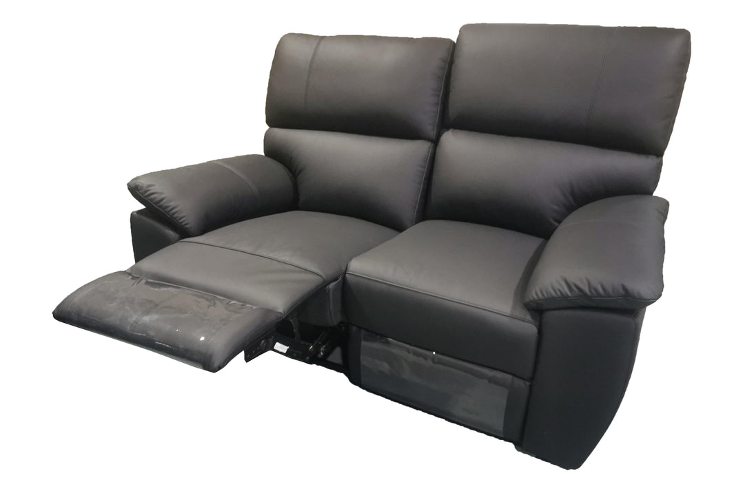 Charlotte Leather Manual Recliner Sofa - Direct Furniture Warehouse