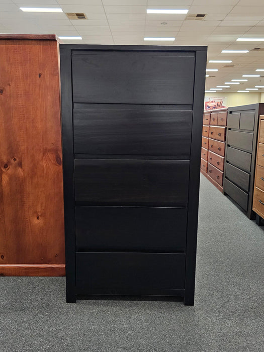 Chicago 5 Drw Tall Chest Slim - Direct Furniture Warehouse