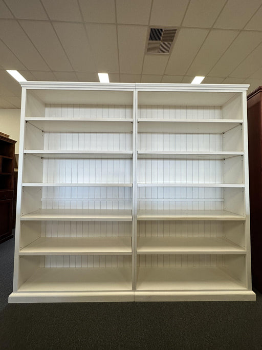 CM 2 Pcs Join Together White Bookcase (Clearance) - Direct Furniture Warehouse