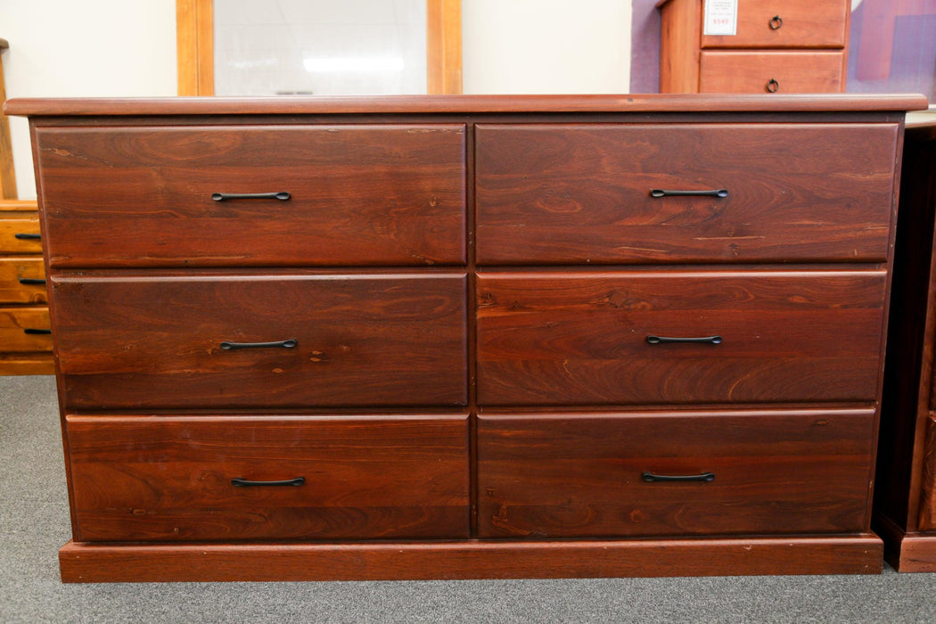 CM Jarrah Donnelly 6 Drw Low Chest - Direct Furniture Warehouse