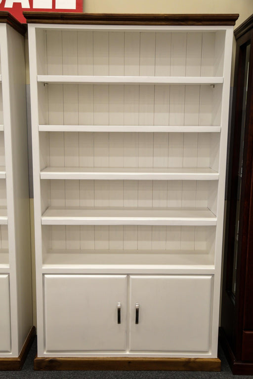 CM White 2 Door Bookcase - Direct Furniture Warehouse