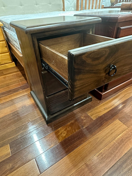 Crescent 3 Drw Bedside (Clearance) - Direct Furniture Warehouse