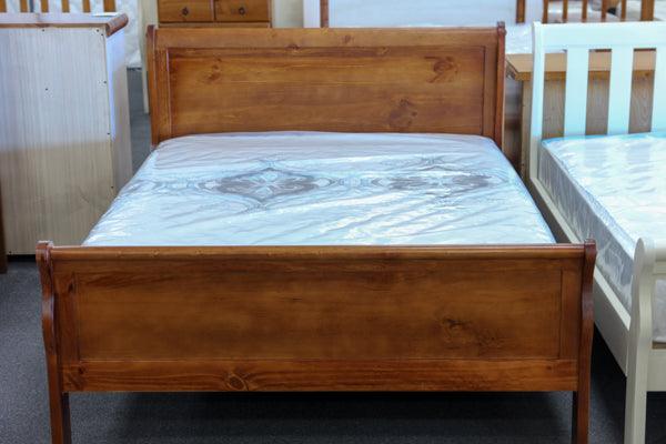 Crescent Double Bed (Panel) - Direct Furniture Warehouse