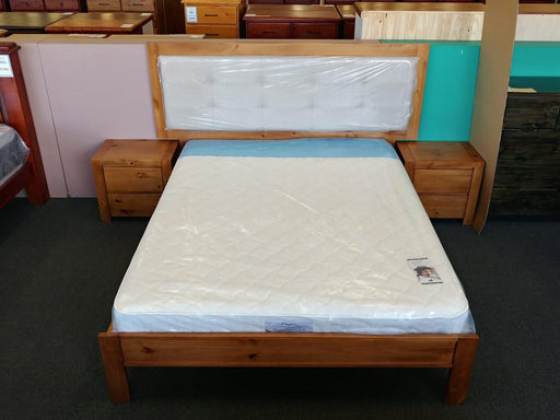 Darwin Queen Bed with Fabric - Direct Furniture Warehouse