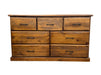 Donnel 7 Drw Low Chest - Direct Furniture Warehouse