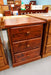 Donnelly 3 Drw Bedside (Wood Handle) - Direct Furniture Warehouse