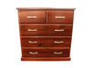Donnelly Jarrah 5 Drw Chest - Direct Furniture Warehouse