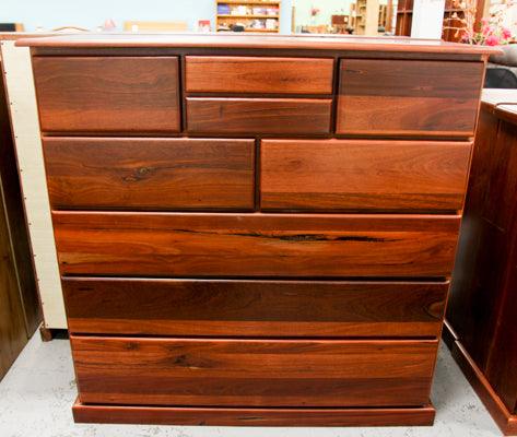 Donnelly Jarrah 9 Drw Tall Chest - Direct Furniture Warehouse